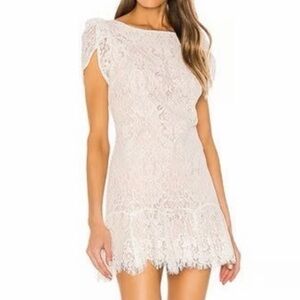 BB Dakota Cream Lace Mini Dress | Size 4 | NWT